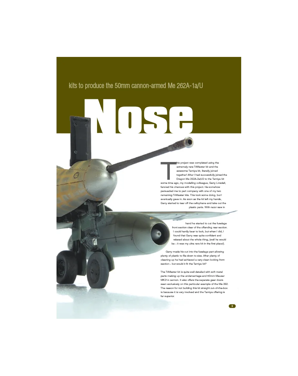 AFV Modeller AIR AIR5 articolo PDF Cannon Nose copia singola