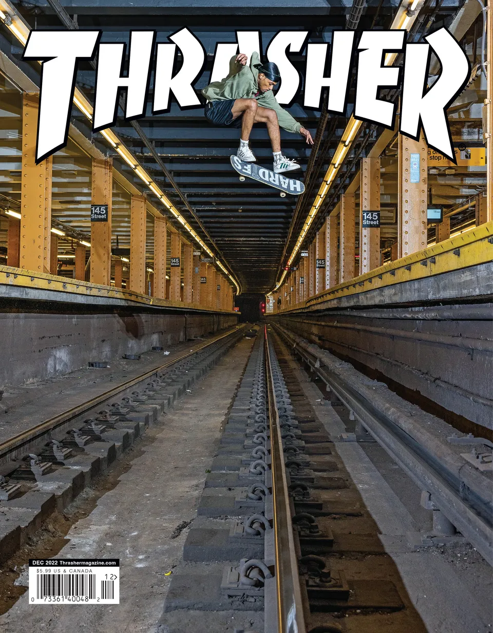 Thrasher Magazine dicembre 2022 rivista copia singola