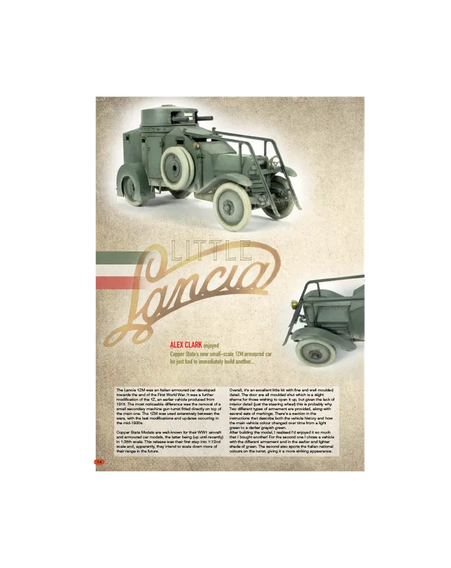 AFV Modeller AFV124 Little Lancia articolo PDF blindato