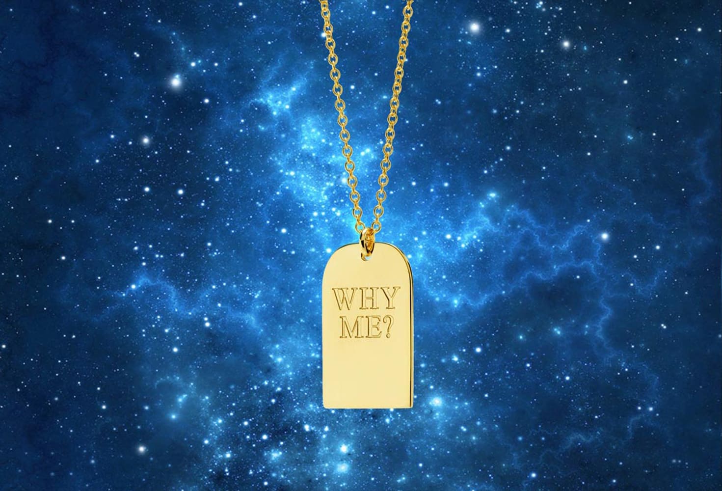 TOILETPAPER Endless Golden Necklace Medium collana argento The End