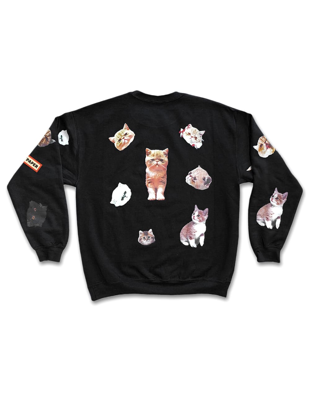 Toiletpaper Design Week felpa Special Edition nera M gatto