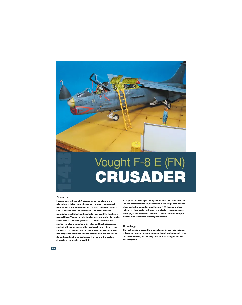 AFV Modeller AIR19 Vought F-8E FN Crusader rivista PDF