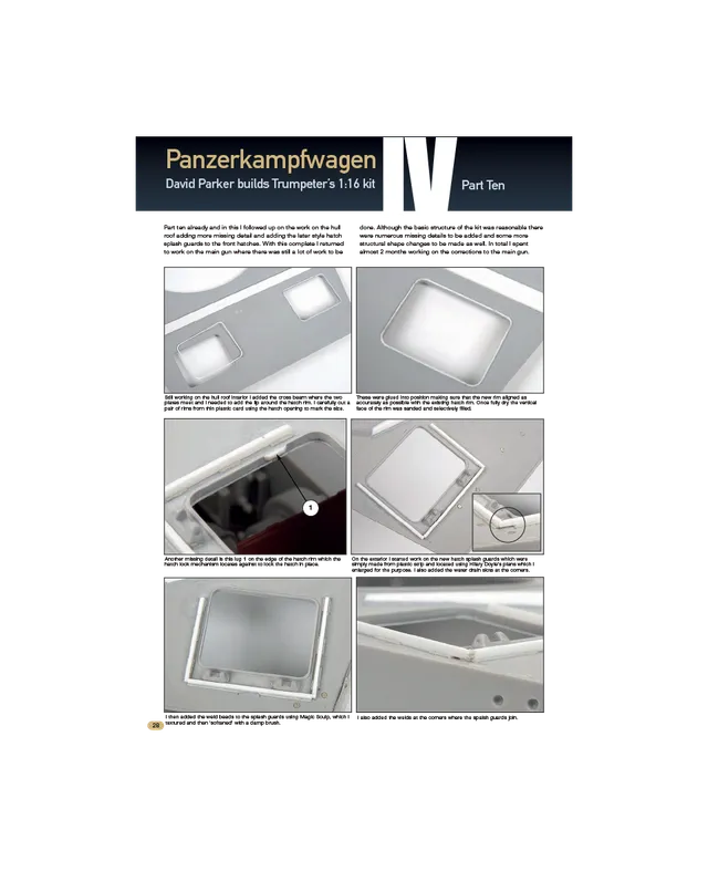 AFV Modeller AFV92 Panzerkampfwagen IV articolo PDF blindati