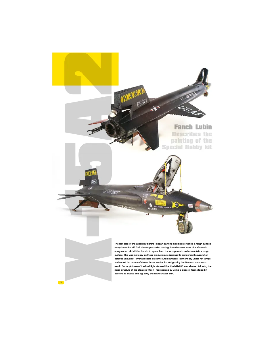 AFV Modeller AIR18 articolo PDF X-15A2 copia singola