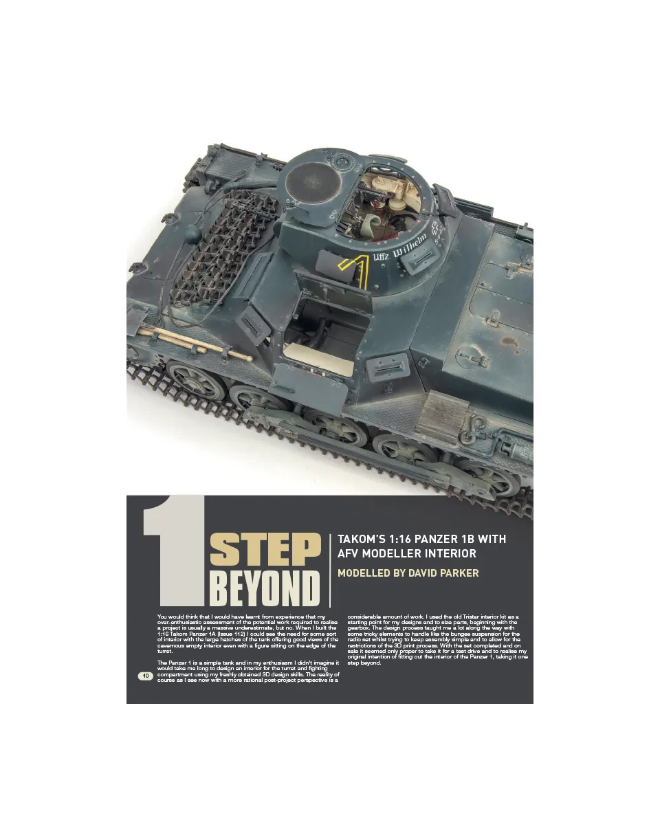 AFV Modeller AFV 120 1 Step Beyond articolo PDF