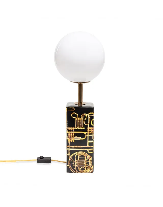 TOILETPAPER Trumpets lampada da tavolo porcellana h 70 cm