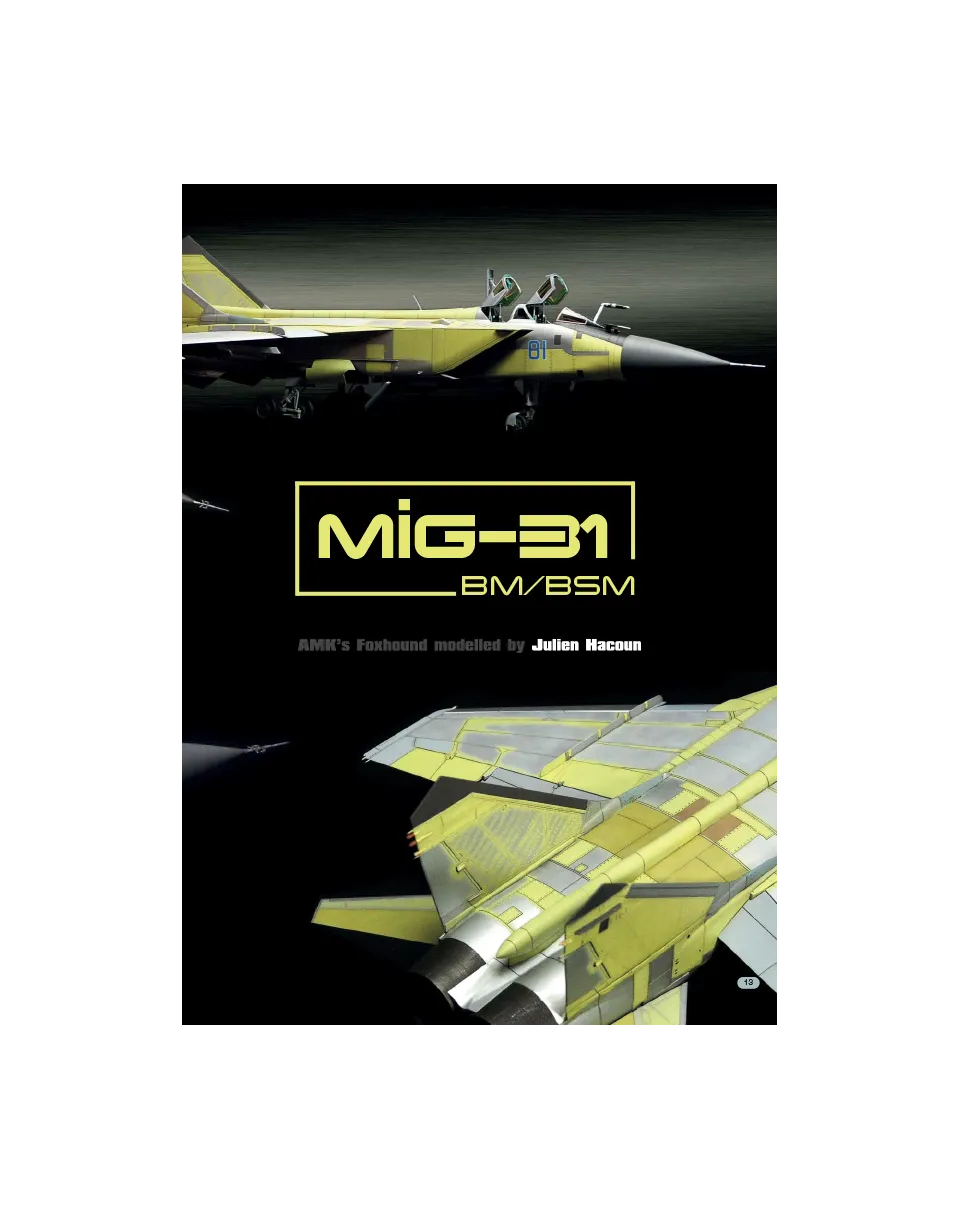 AFV Modeller AIR65 Prime-time MiG-31 articolo PDF