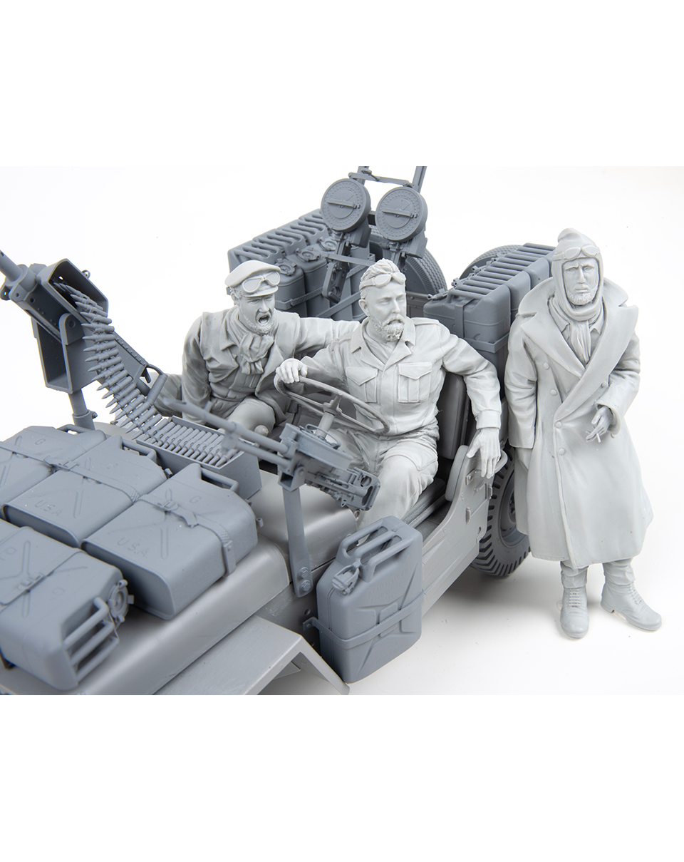 AFV Modeller 16096 figure 1:16 Jeep Gunner LRDG