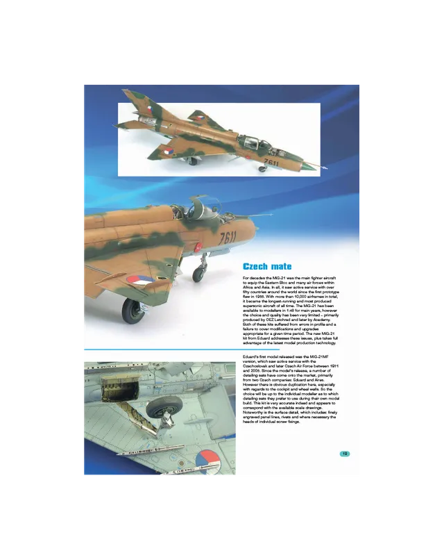 AFV Modeller AIR 55 MiG-21 MF articolo PDF caccia