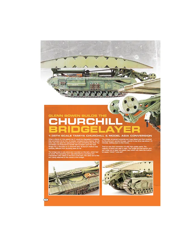 AFV Modeller 58 articolo PDF Churchill Bridgelayer copia singola