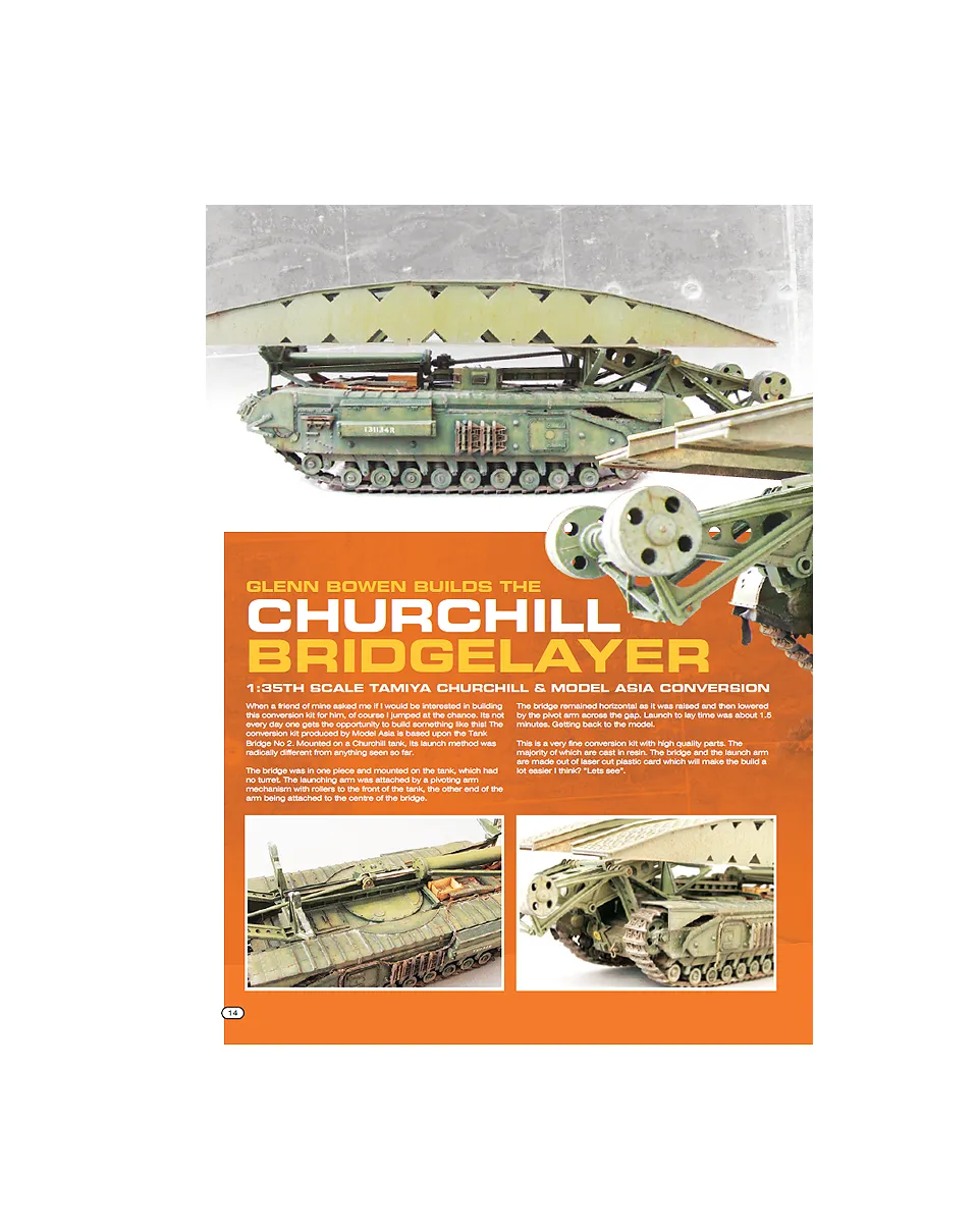 AFV Modeller 58 articolo PDF Churchill Bridgelayer copia singola