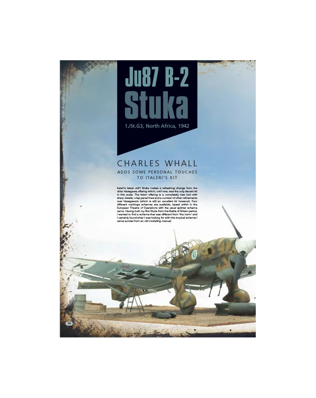 AFV Modeller AIR50 Ju-87 B2 rivista PDF Stuka modellismo