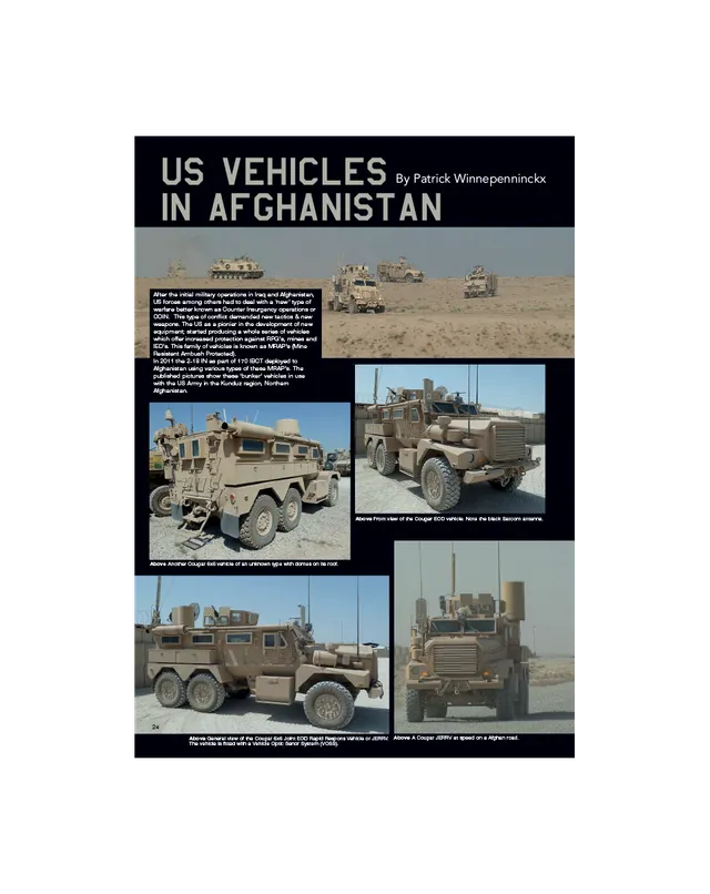 AFV Modeller AFV79 US Vehicles Afghanistan articolo PDF
