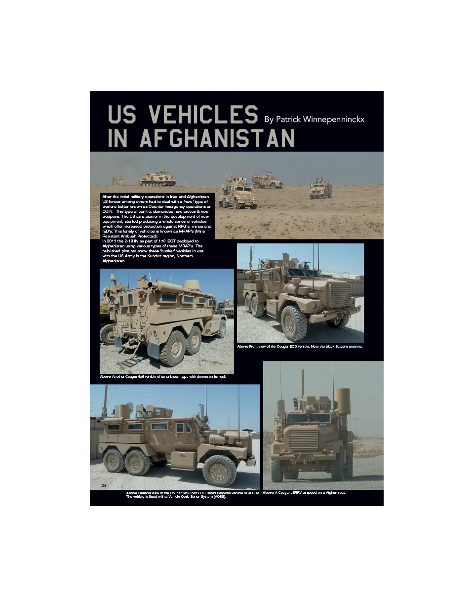 AFV Modeller AFV79 US Vehicles Afghanistan articolo PDF