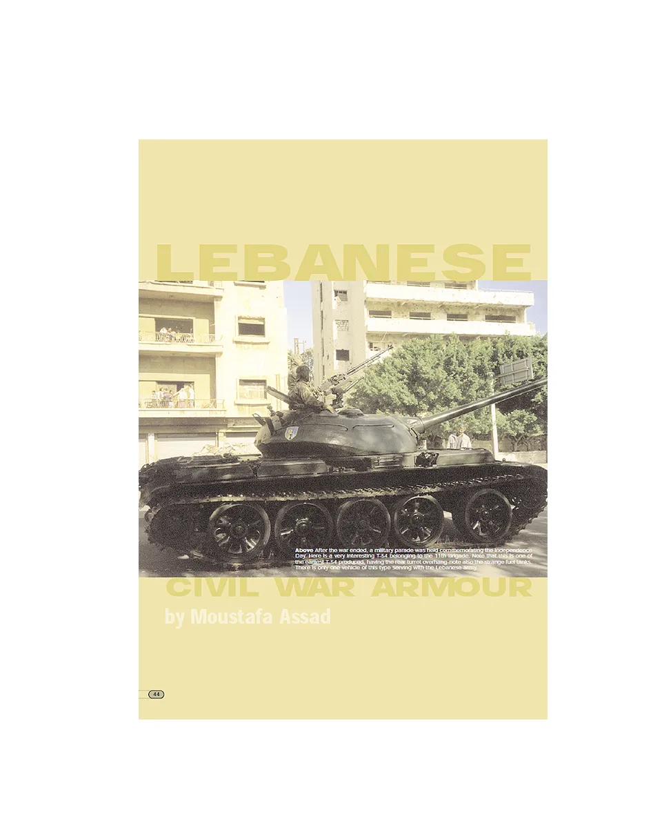 AFV Modeller Issue 5 Lebanese Civil War Armour numero PDF