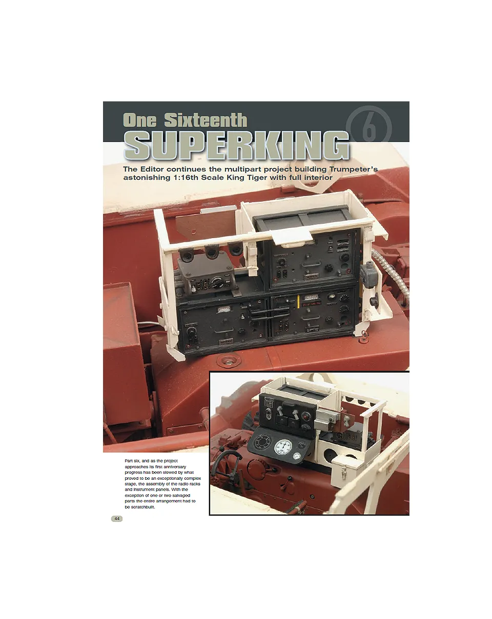 AFV Modeller Issue 50 Superking 1:16 articolo PDF
