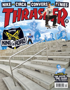 Thrasher Magazine February 2011 rivista King of the Road