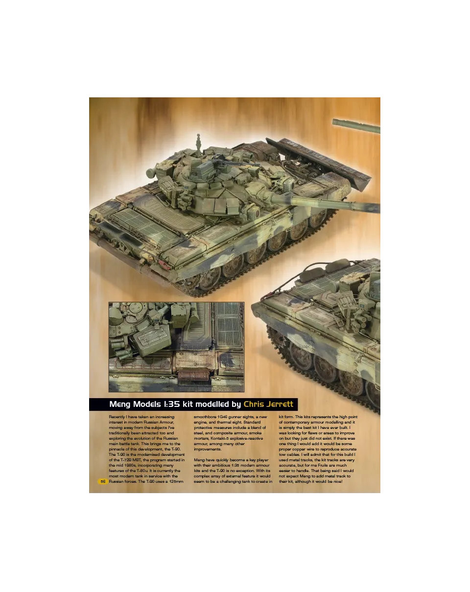 AFV Modeller AFV81 articolo PDF T-90 TBS-86 dozer