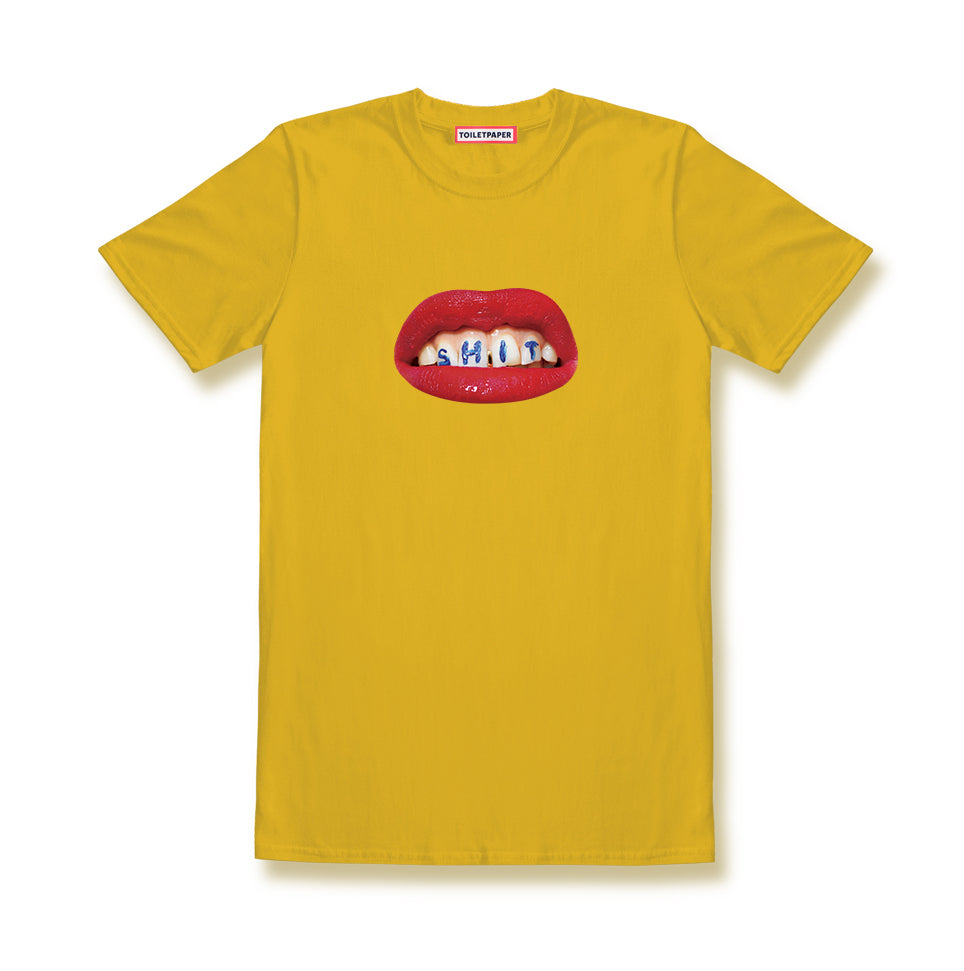 TOILETPAPER Shit t-shirt cotone bianca taglia M