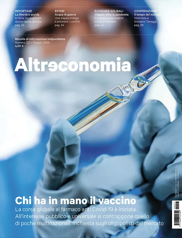 Altreconomia 227 Chi ha in mano il vaccino rivista copia singola