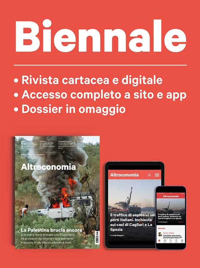 Altreconomia Biennale carta+digitale abbonamento 22 numeri