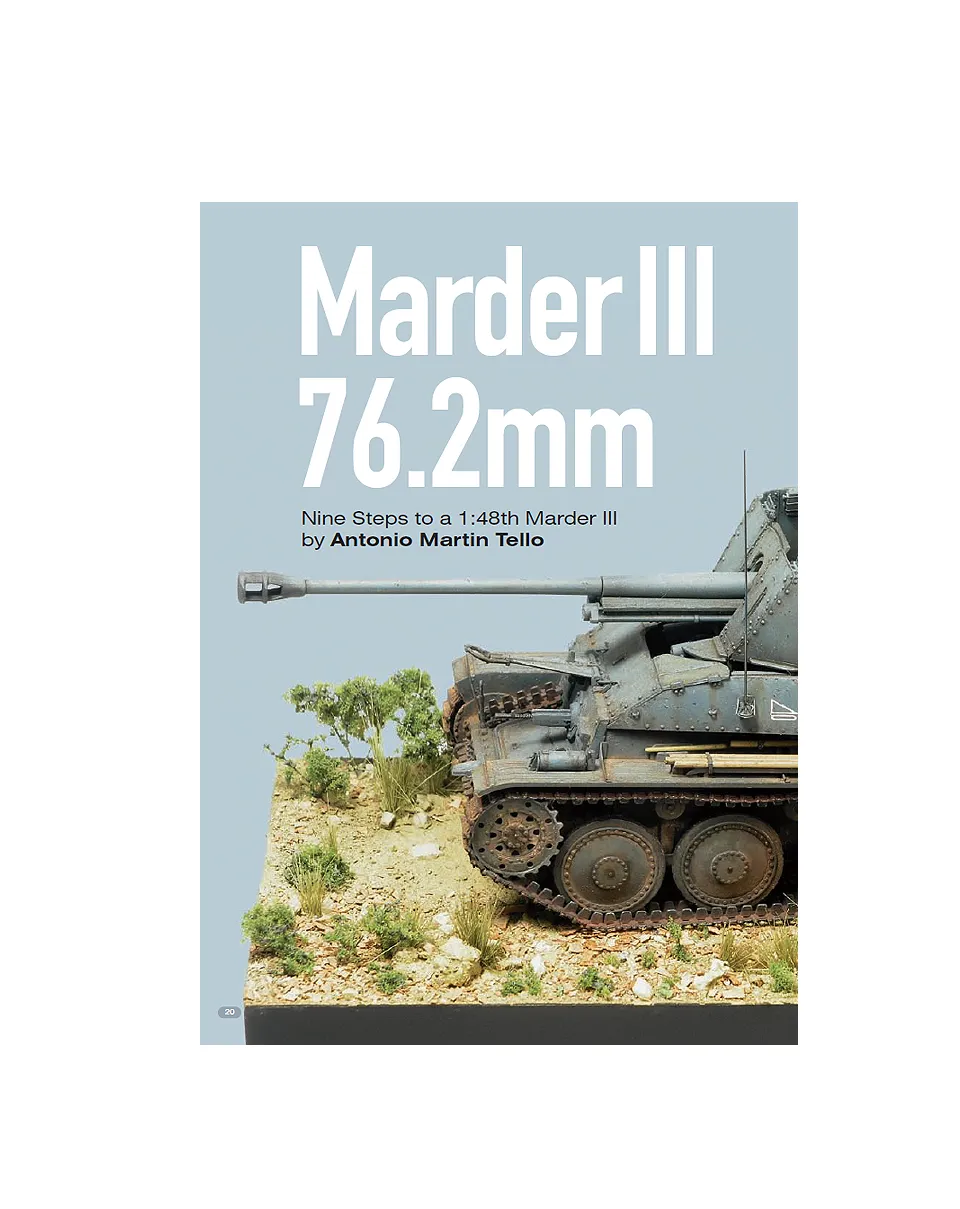 AFV Modeller Issue 50 Marder III 7.62 articolo PDF copia singola