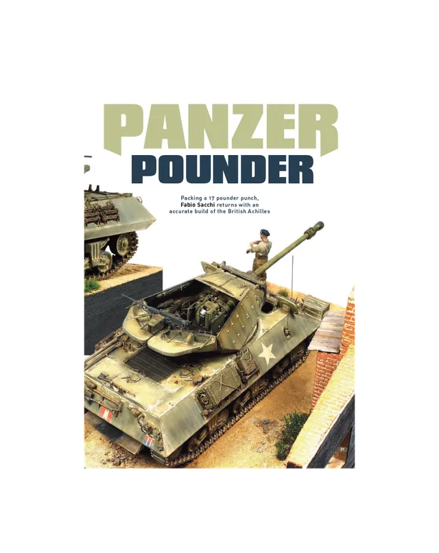 AFV Modeller AFV109 Panzer Pounder articolo PDF copia singola