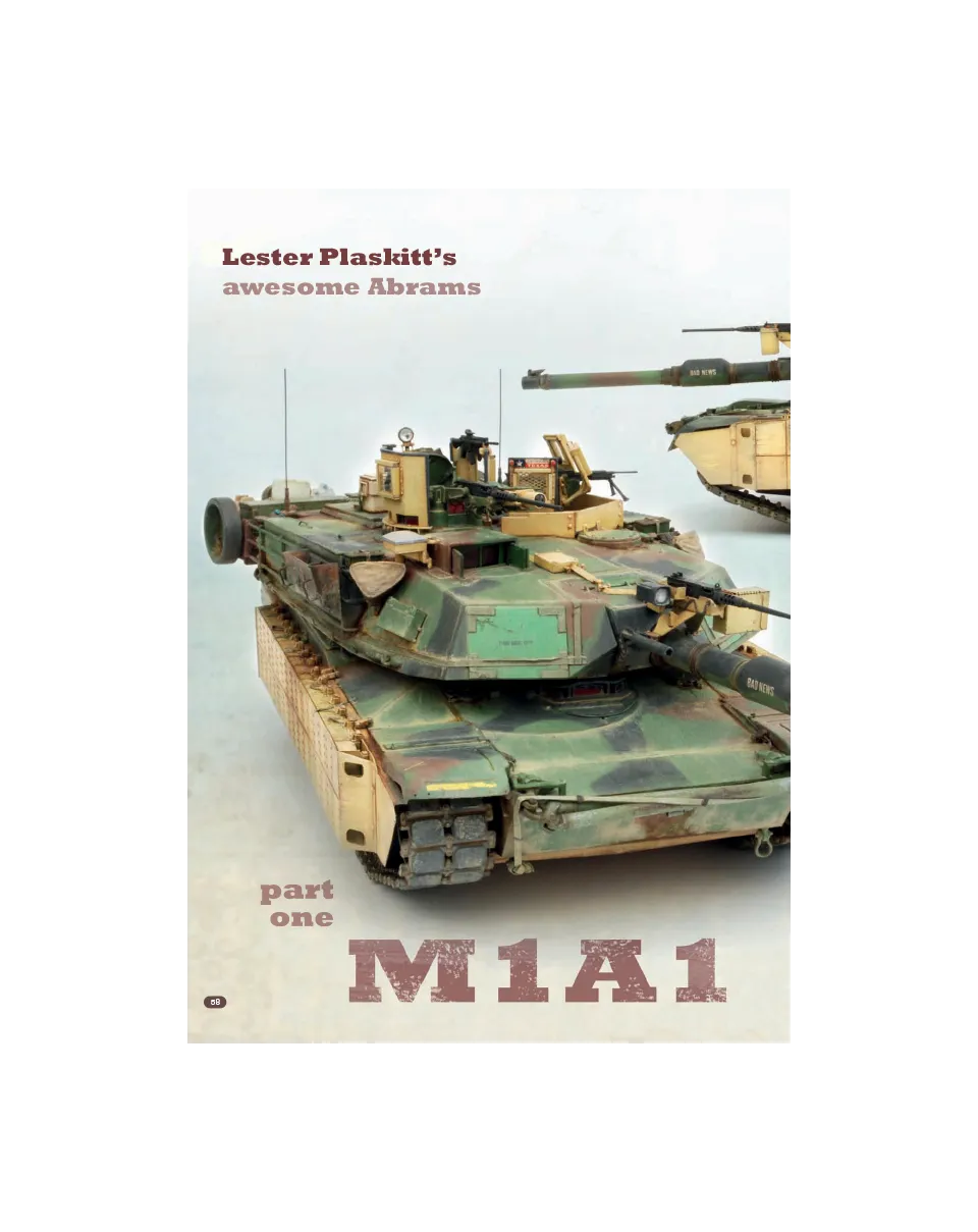 AFV Modeller AFV98 M1A1 TUSK Part One articolo PDF