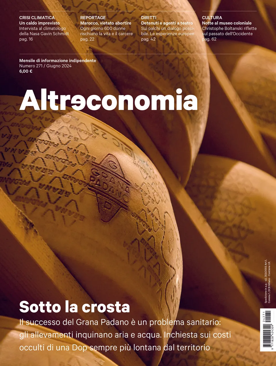 Altreconomia 271 rivista copia singola Sotto la crosta