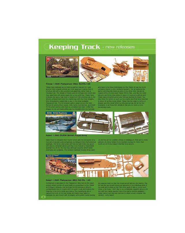 AFV Modeller Issue 40 Keeping Track rivista copia singola