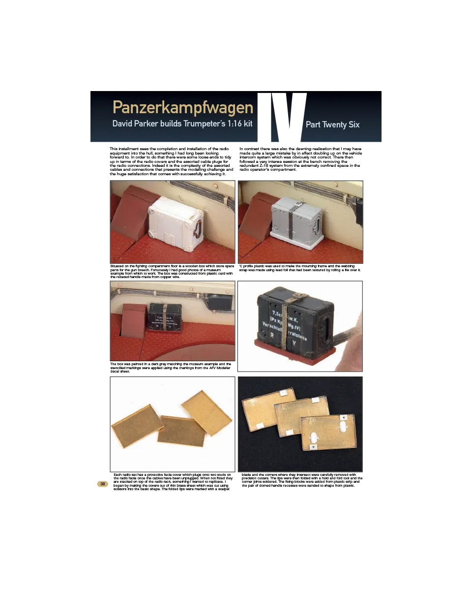 AFV Modeller AFV108 Panzerkampfwagen IV Part 26 PDF