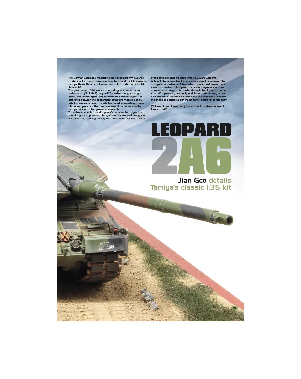 AFV Modeller AFV 82 articolo PDF Leopard 2A6