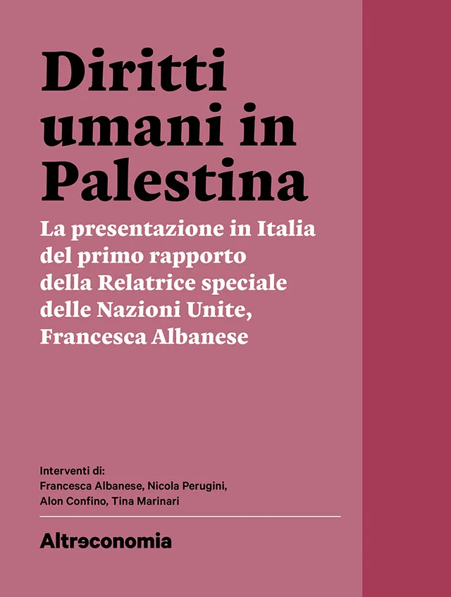 Altreconomia Diritti umani in Palestina dossier pdf diritti umani