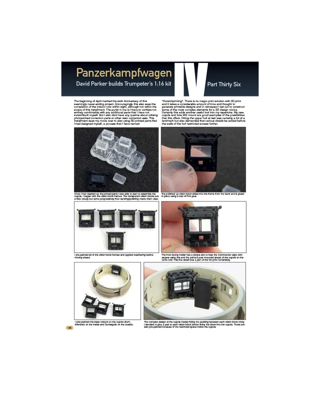 AFV Modeller AFV118 Panzerkampfwagen IV articolo PDF parte 36