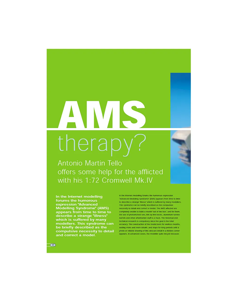 AFV Modeller Issue 5 AMS Therapy articolo PDF copia singola