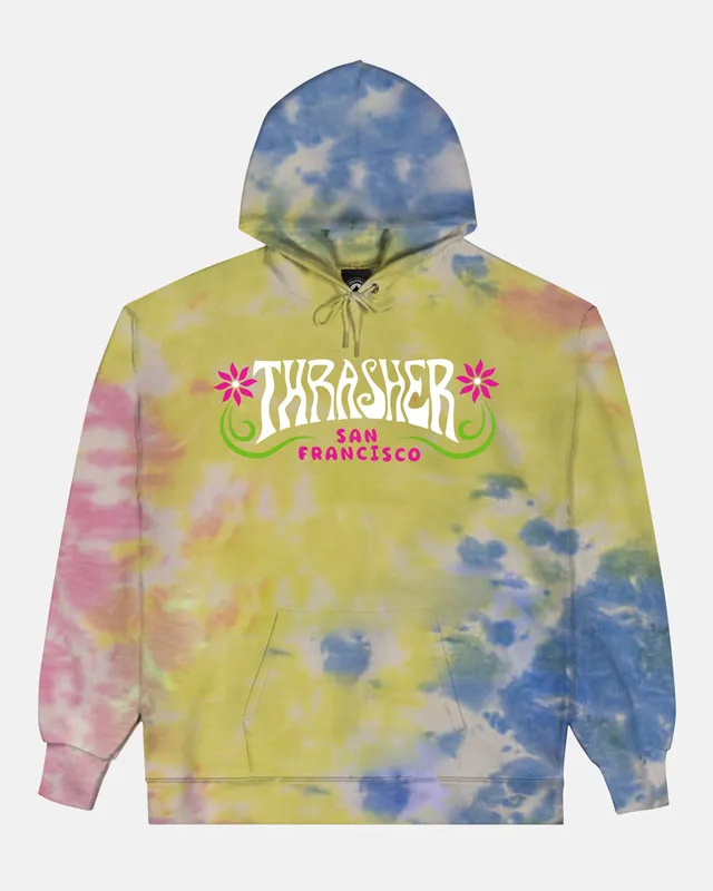 Thrasher Flower Power felpa sherbet fiori