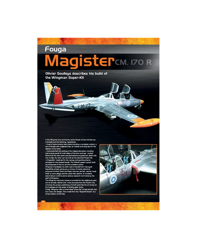 AFV Modeller AIR61 PDF Fouga Magister copia singola