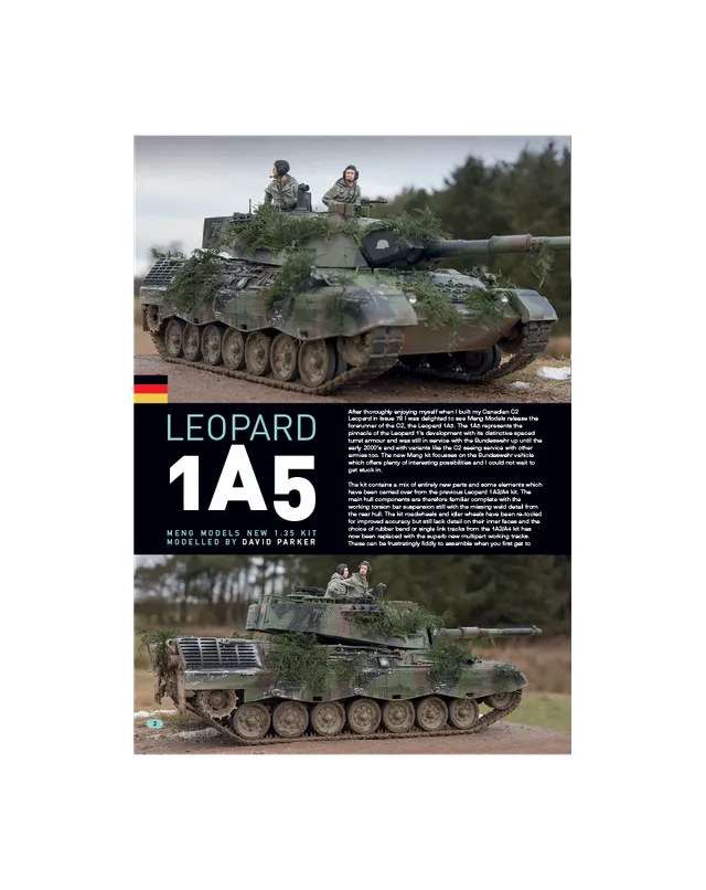 AFV Modeller AFV81 Leopard 1 A5 articolo PDF copia singola
