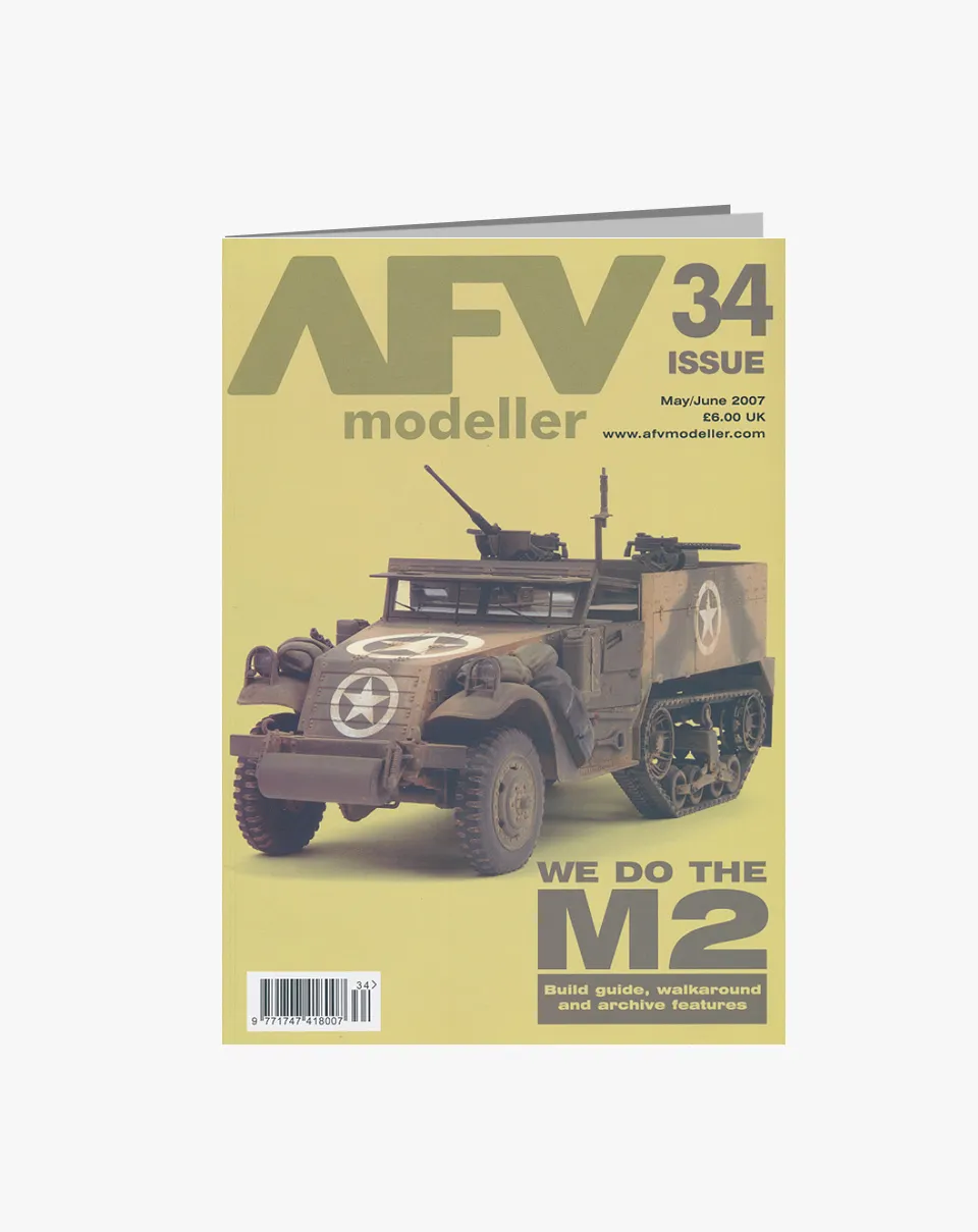 Meng AFV Modeller 34 rivista copia singola mezzi