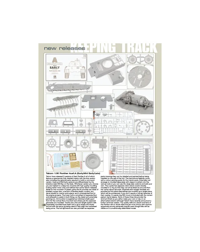 AFV Modeller AFV100 Keeping Track rivista copia singola cingoli