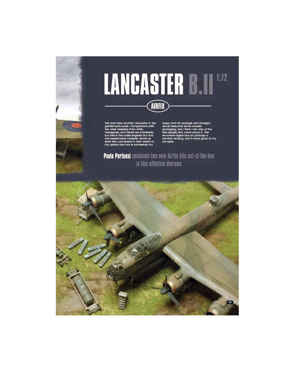 AFV Modeller AIR 52 Lancaster B.II articolo PDF bombardieri