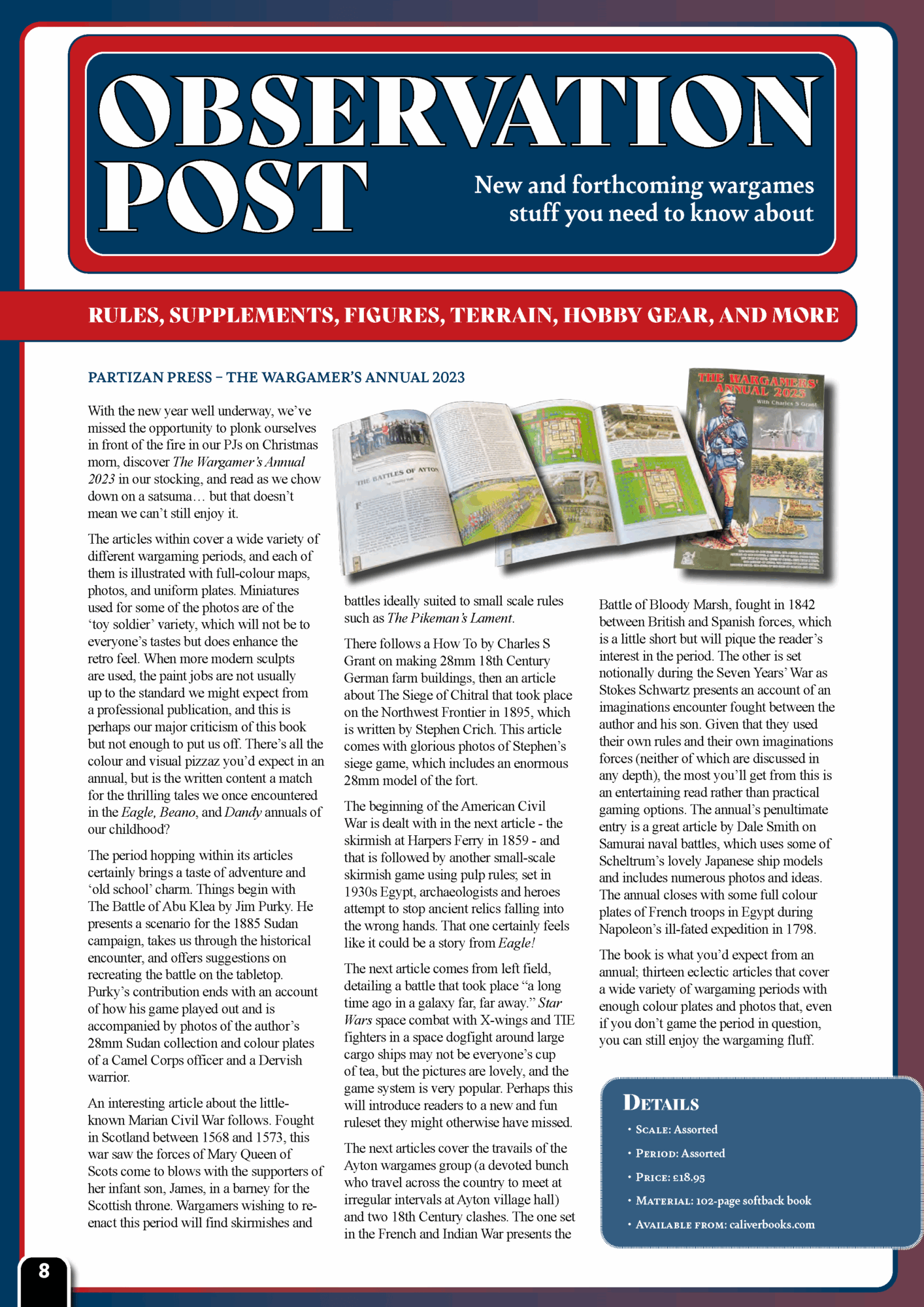 Wargames Illustrated Wi423 rivista marzo 2023 campagne