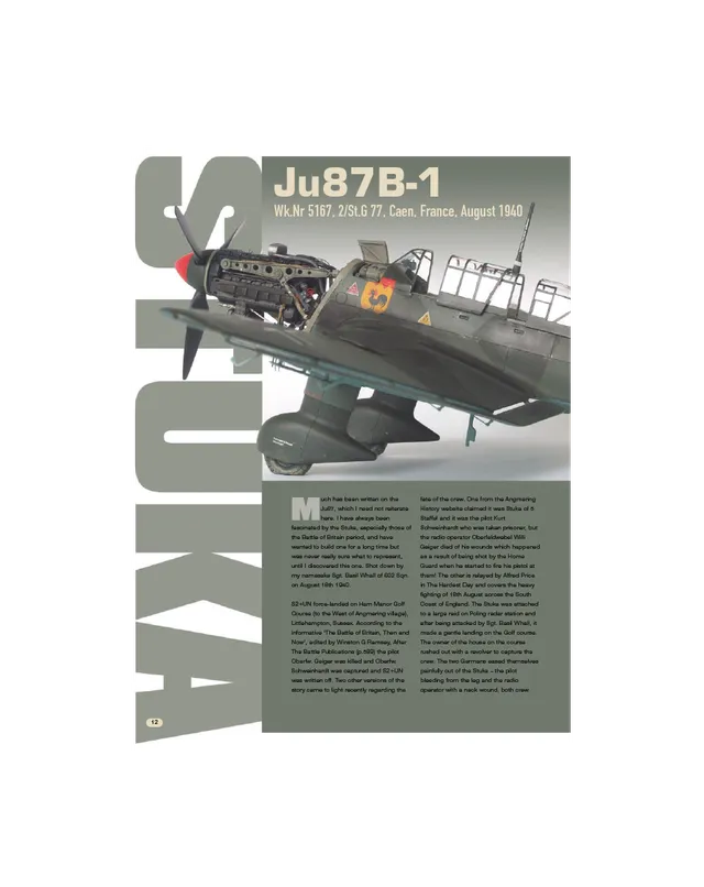 AFV Modeller AIR 27 Stuka articolo PDF modellismo aereo