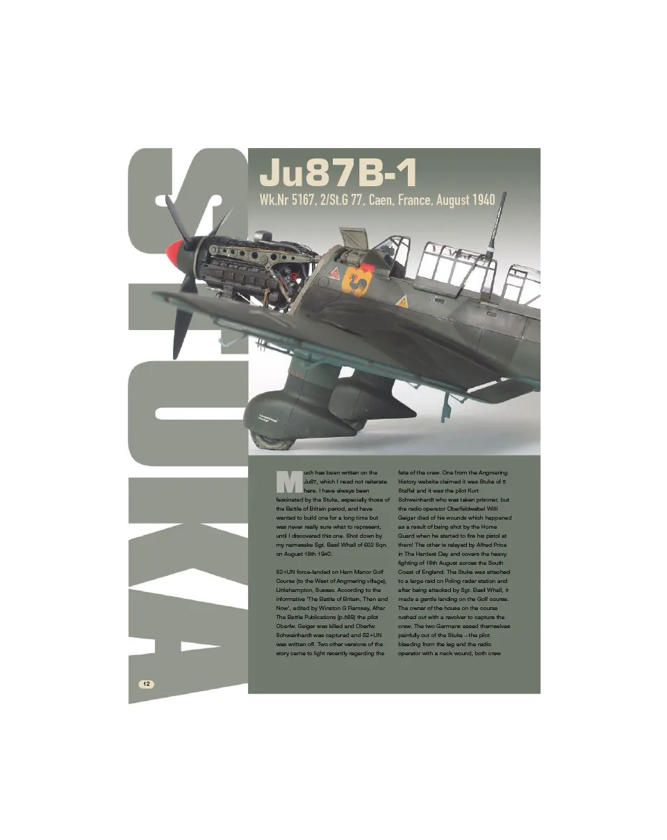 AFV Modeller AIR 27 Stuka articolo PDF modellismo aereo