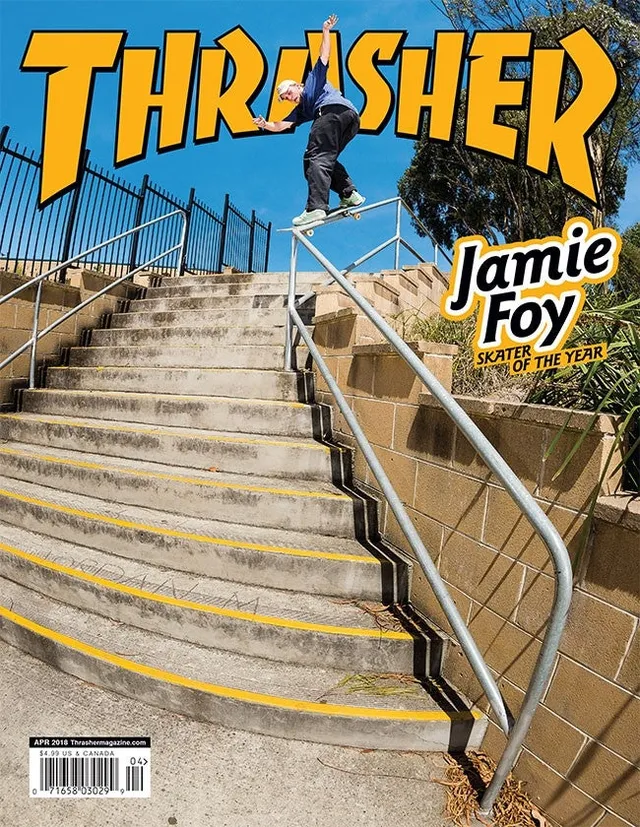 Thrasher Magazine aprile 2018 rivista copia singola SOTY