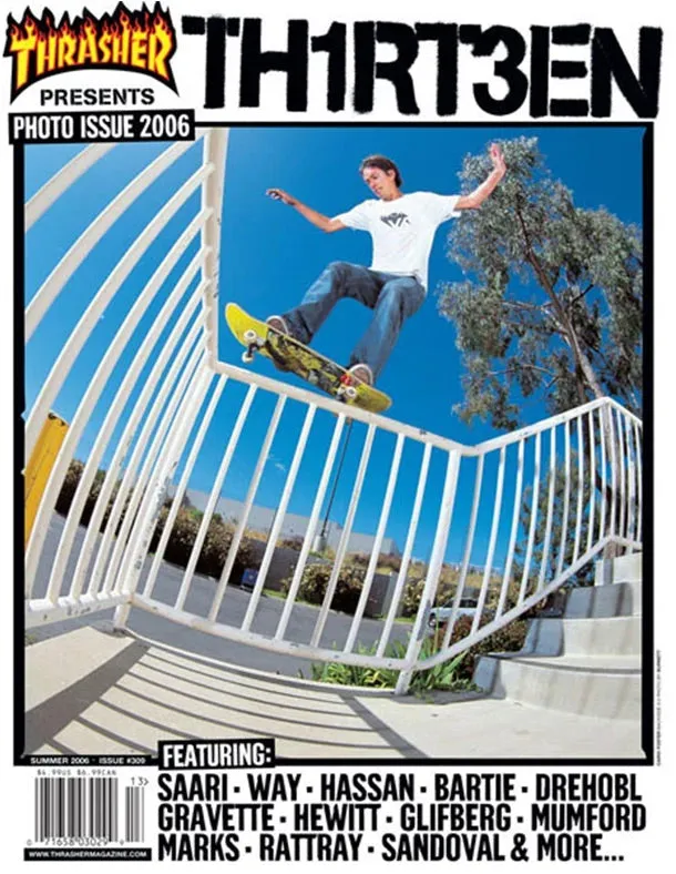 Thrasher Photo Issue Thirt3en estate 2006 rivista 196 pagine