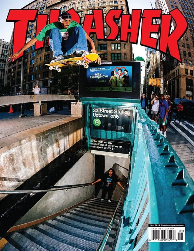 Thrasher Magazine gennaio 2019 rivista copia singola