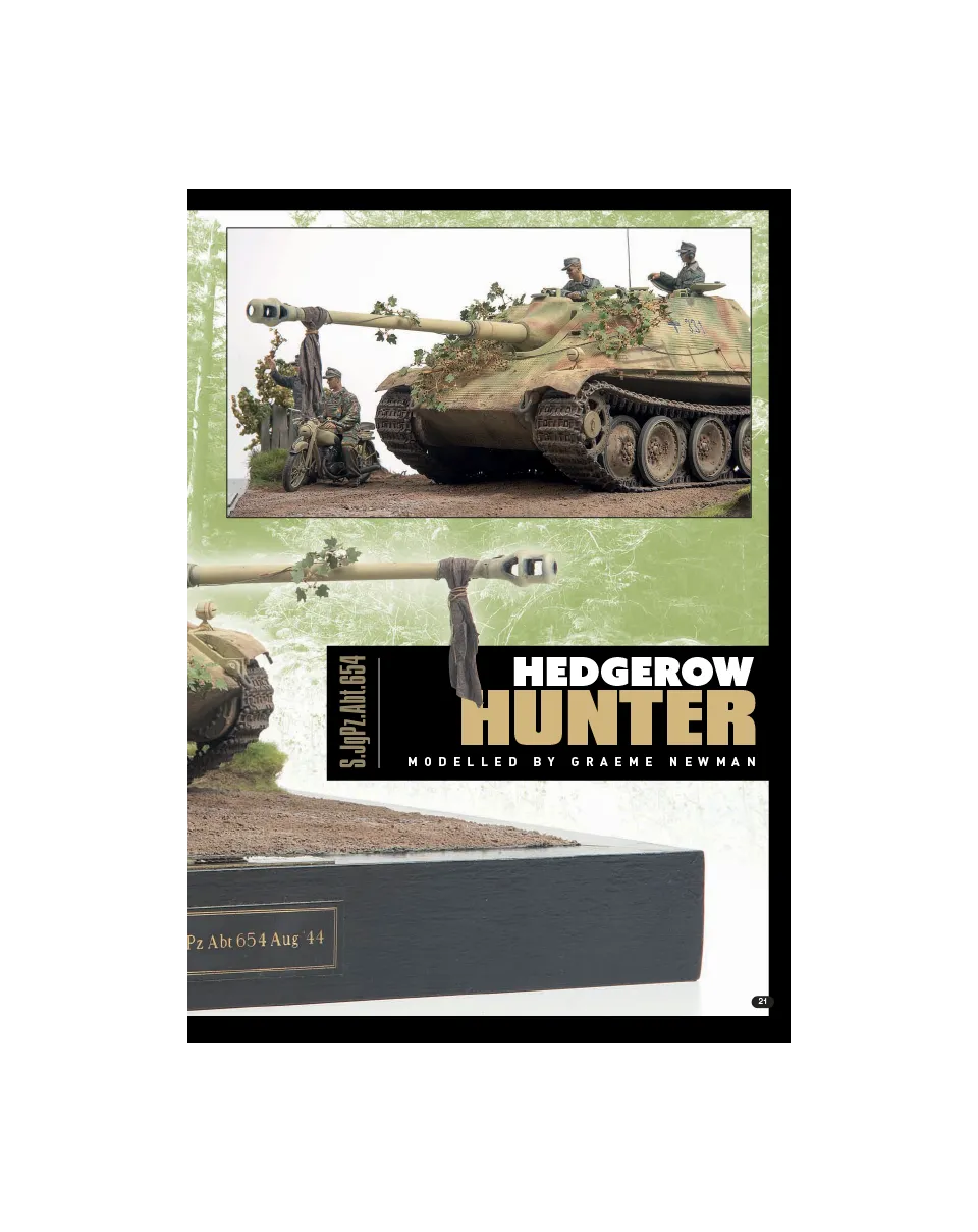AFV Modeller AFV92 Hedgerow Hunter rivista mezzi militari