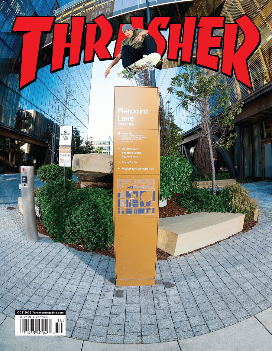 Thrasher Magazine ottobre 2025 rivista copia singola skate