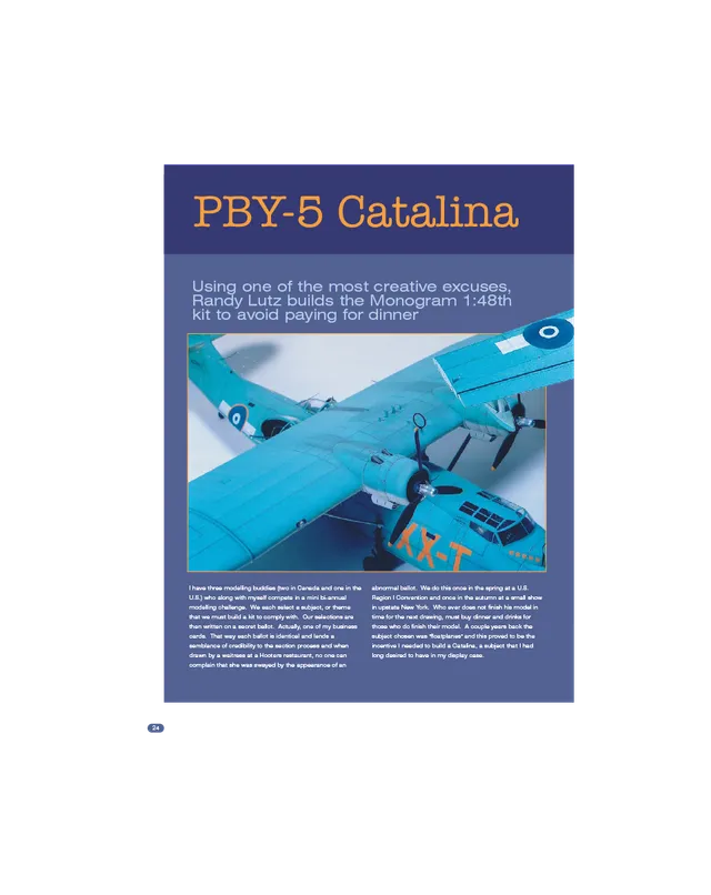 AFV Modeller AIR7 articolo PDF PBY-5 Catalina